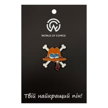 Металлический значок (пин) One Piece: Portgas. D. Ace's Hat, (13954)