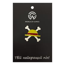 Металлический значок (пин) One Piece: Straw Hat, (13955)