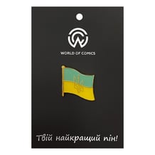 Металлический значок (пин) Ukrainian Flag, (14008)