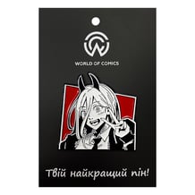 Металлический значок (пин) Chainsaw Man: Power, (14017)