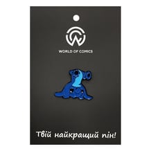 Металлический значок (пин) Disney: Lilo & Stitch: Stitch Upside Down, (14066)