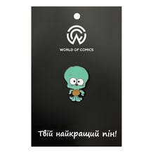 Металлический значок (пин) SpongeBob SquarePants: Cute Squidward, (14069)