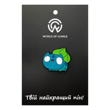 Металевий значок (пін) Pokemon: Silly Bulbasaur, (14081)