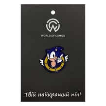 Металлический значок (пин) Sonic: The Hedgehog: Sonic, (14089)