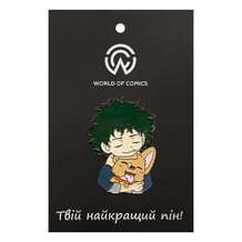 Металевий значок (пін) Cowboy Bebop: Spike and Ein, (14122)