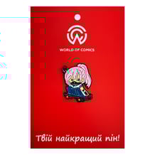 Металлический значок (пин) SK8 the Infinity: Cherry Blossom on Skateboard, (14167)