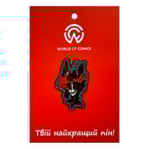 Металевий значок (пін) Hazbin Hotel: Alastor, (14184)