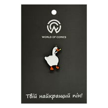 Металевий значок (пін) Goose w/ Knife (Meme), (14283)