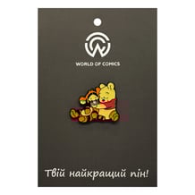 Металлический значок (пин) Disney: Winnie the Pooh: Winnie and Tiger, (14325)