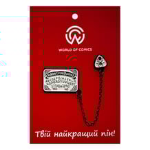 Металевий значок (пін) Ouija Board: «‎Psychie Circle Oddities», (14363)