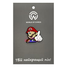 Металлический значок (пин) Super Mario: Mario, (14399)