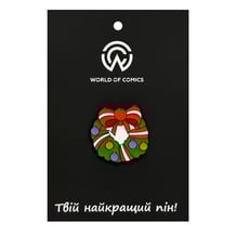 Металевий значок (пін) Christmas Wreath, (14412)