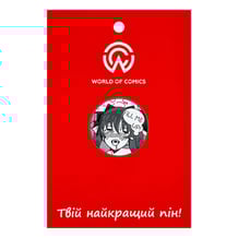 Металлический значок (пин) Anime: Fan Service: «Full Me Up‎», (14449)