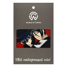 Металевий значок (пін) Black Butler: Sebastian Michaelis and Ciel Phantomhive, (14487)