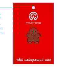 Металлический значок (пин) Cute Gingerbread, (14553)