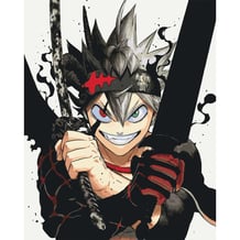 Картина за номерами Kartiny Origami: Black Clover: Black Asta, (32400)