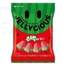 Желейные конфеты Lotte: Jellycious: Watermelon, (336579)