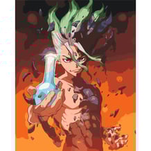 Картина за номерами Kartiny Origami: Dr.Stone: Senku Ishigami, (3472)