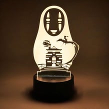 Акриловий світильник Studio Ghibli: Spirited Away: Kaonashi, (40999)