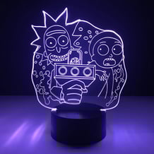Акриловий світильник Rick & Morty: Rick and Morty, (41919)