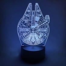 Акриловий світильник Star Wars: Millenium Falcon, (44493)