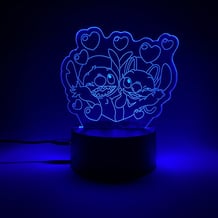 Акриловый светильник Disney: Lilo & Stitch: Stitch and Angel in Love, (44566)