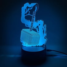Акриловий світильник Marvel: Thor's Hammer «Mjolnir», (44602)