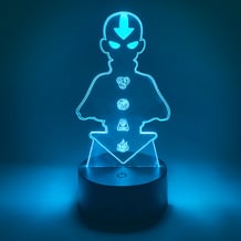 Акриловий світильник Avatar: The Last Airbender: Aang (Avatar Form w/Four Elements), (44615)