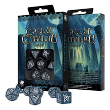 Набір кубиків Q-Workshop: Call of Cthulhu (Abyssal and White), (495979)