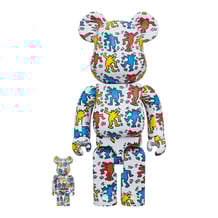 *Original* Be@rbrick: Keith Haring: #9 Dancing Dogs (Set) (100% & 400%), (608402)