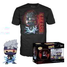 Комплект Funko POP!: Tees: Naruto: Hatake Kakashi (M) (Glows in the Dark) (Special Edition), (63364)
