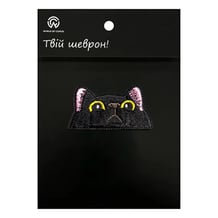 Шеврон Black Cat (Face) (Meme), (6368)