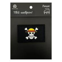 Шеврон One Piece: Straw Hat Pirates: Skull Logo, (6381)