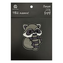 Патч Raccoon Playing w/ Tail, (6535)