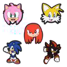 Набор джибитсов The Hedgehog: Amy, Tails, Knuckles, Sonic and Shadow, (6556)