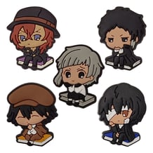Набор джибитсов Bungo Stray Dogs: Chuya, Ryunosuke, Atsushi, Ranpo, Osamu, (6580)