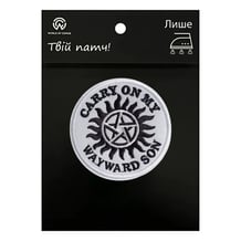 Патч Supernatural: Pentagram: «Carry On My Wayward Son‎», (6606)