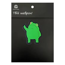 Шеврон Frog w/ Bad Sign (Meme), (6617)