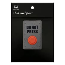 Шеврон Red Button: «‎Do Not Press», (6654)