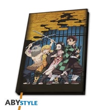 Блокнот ABYstyle: Demon Slayer: Tanjiro, Nezuko, Inosuke and Zenitsu, (68846)