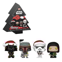 Фигурки Funko Pocket POP!: Star Wars (4-Pack Tree Holiday), (79932)