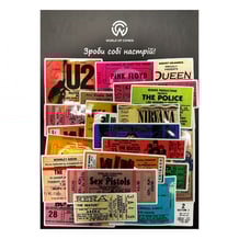 Набір стікерів Old Concert Tickets, (8189)