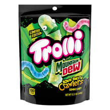 Желейные конфеты Trolli & Mountain Dew: Limited Edition: Sour Brite Crawlers, (87653)