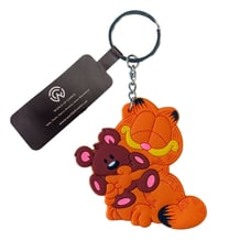 Брелок двухсторонний Garfield: Garfield w/ Pooky, (9121)
