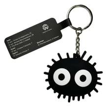 Брелок двухсторонний Studio Ghibli: Spirited Away: Susuwatari, (9180)