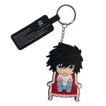 Брелок двухсторонний Death Note: L Lawliet In Chair, (9411)