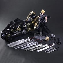 Фигурка Play Arts KAI: Final Fantasy VII: Cloud with Motorcycle , (44188)