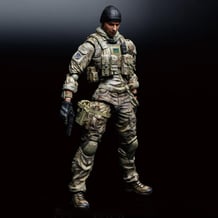 Фігурка Play Arts KAI: Medal of honor Warfighter: Tom Preacher , (44337)