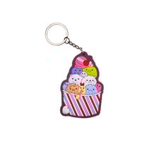 Брелок двухсторонний Sumikko Gurashi: Sumikko and Minniko Bucket, (9967)