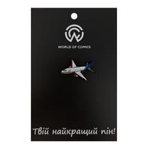 Металевий значок (пін) Plane, (11217)